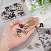 40Pcs 5 Colors Zinc Alloy Spiral Bone Tips FIND-FH0010-56-3