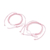 2Pcs Nylon Braided Bracelet Makings BJEW-JB07525-02-1