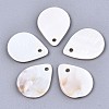 Natural Freshwater Shell Charms X-SHEL-S276-114-1