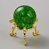 Glass Crystal Balls DJEW-WH0034-97G-01-1