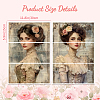 6 Sheets 6 Styles PVC Waterproof Decorative Stickers DIY-WH0489-022-7