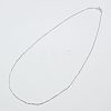 925 Sterling Silver Rope Chains Necklaces STER-E007-2D-4