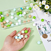 8 Styles Silicone Focal Beads SIL-SC0002-21-3