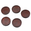Natural Wood Cabochon Settings LS-WOOD-WH0115-37C-F-1