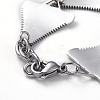 304 Stainless Steel Link Chain Bracelets BJEW-G582-39P-4