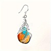 Bohemian Style Alloy Resin Dangle Earrings FS-WGDB4B9-01-5