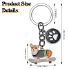 Alloy Enamel Keychains KEYC-SW00007-02-2
