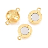 304 Stainless Steel Magnetic Clasps with Loops STAS-P452-04H-G-2