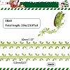 20M Christmas Theme Polyester Ribbon OCOR-WH0074-58B-2