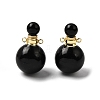 Natural Obsidian Perfume Bottle Pendants GG-CBA7610-02G-07-1