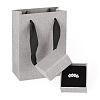 5Pcs Square Paper Jewelry Display Cases CON-TA0001-39A-02-2