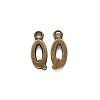 Tibetan Style Alloy Pendants TIBE-S108-108Q-AB-NR-2
