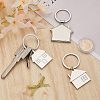 CHGCRAFT 17Pcs 3 Style Zinc Alloy Keychain KEYC-CA0001-22-3