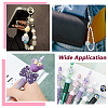 9Pcs 9 Colors Rhinestone Clay Pave Beads RB-PH0001-73-5