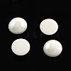 Pearlized Plated Opaque Glass Cabochons X-PORC-S801-6mm-M-2