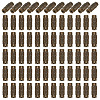100Pcs Brass Screw Clasps KK-GO0002-06AB-1