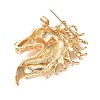 Horse Alloy Lapel Pins for Backpack Clothes AL-CBAC813-02G-2