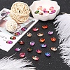 Pointed Back Glass Rhinestone Cabochons RGLA-OC0001-03B-7