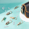 8Pcs 2 Style Zinc Alloy Bag Lock Accessories FIND-WR0004-47-5