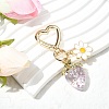 Acrylic Strawberry Pendant Decoration HJEW-SW00120-03-3