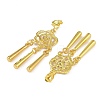 Bohemia Zinc Alloy Clip-on Earrings LS-EJEW-C089-01E-G-2