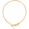 12Pcs 1MM Brass Box Chain Adjustable Slider Bracelets KK-SC0007-32G-7