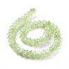 Transparent Glass Beads Strands LAMP-H061-01C-07-3