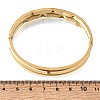 304 Stainless Steel Crystal Rhinestone Double Layer Hinged Cuff Bangles for Women SA-CBAF851-01G-5
