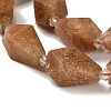 Natural Gold Strawberry Quartz Beads Strands G-NH0005-B10-01B-4