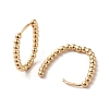 Brass Hoop Earrings EJEW-C073-22KCG-2