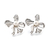 304 Stainless Steel Stud Earrings EJEW-C133-03P-2