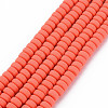 Handmade Polymer Clay Beads Strands CLAY-N008-008-37-2