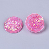 Transparent Epoxy Resin Cabochons CRES-T020-09C-3