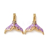 304 Stainless Steel Enamel Pendants STAS-Z193-10G-03-1