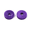 Handmade Polymer Clay Beads X-CLAY-Q251-6.0mm-98-3