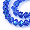 Electroplate Glass Beads Strands LS-EGLA-A034-T6mm-L26-2
