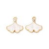 Rack Plating Alloy Acrylic  Pendants FIND-M038-15G-1