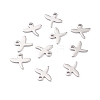 Non-Tarnish 304 Stainless Steel Charms STAS-F266-12P-1