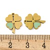 316 Surgical Stainless Steel Enamel Charms STAS-M073-40G-3