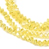 Electroplate Transparent Glass Beads Strands GL-CBA7A17-01A-13-2