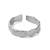 304 Stainless Steel Cuff Rings for Women RJEW-M019-15P-2