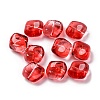 Baking Paint Transparent Glass Beads DGLA-C004-02E-1