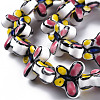 Handmade Porcelain Ceramic Beads Strands PORC-Q265-006C-3