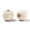 Natural Unfinished Wood Beads LS-X-WOOD-Q038-10mm-2