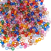 550Pcs 11 Colors Transparent Acrylic European Beads OACR-SP0002-22-1