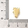 Rack Plating Brass Flower Animal Connector Charms KK-L225-027G-3