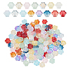 AHANDMAKER 150Pcs 15 Colors Transparent Spray Painted Glass Beads GGLA-GA0001-01-1