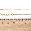 Ion Plating(IP) 304 Stainless Steel Ball Chain Bracelet for Women BJEW-G667-10G-3