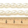 Transparent Spray Painted Glass Beads Strands GLAA-P066-02A-5