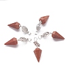 Synthetic Goldstone Pendants G-O194-18-1